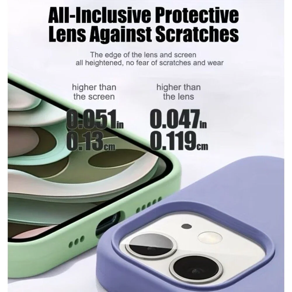 Durable Case for iPhone 16 Plus 6.7-Inch, Non-Yellowing Shockproof Bumper Cover